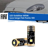 0 Luce Targa LED Fiat Punto 199 2012 - 2018: T10 GoldStar T10 (W5W) Goldstar Coppia LED Canbus Next Gen
