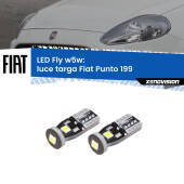 0 Luce Targa LED Fiat Punto 199 2012 - 2018: W5W Fly W5W: Lampadine LED Fly 6000k (Coppia)