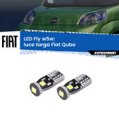 0 Luce Targa LED Fiat Qubo 2008 - 2021: W5W Fly W5W: Lampadine LED Fly 6000k (Coppia)