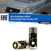 0 Luce Targa LED Fiat Scudo 270 2007 - 2016: T10 GoldStar T10 (W5W) Goldstar Coppia LED Canbus Next Gen