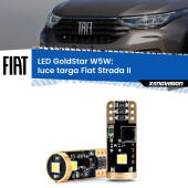 0 Luce Targa LED Fiat Strada II (Versione2): T10 GoldStar T10 (W5W) Goldstar Coppia LED Canbus Next Gen