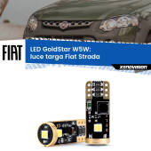 0 Luce Targa LED Fiat Strada  Versione 2: T10 GoldStar T10 (W5W) Goldstar Coppia LED Canbus Next Gen