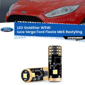 0 Luce Targa LED Ford Fiesta Mk6.5 2009 in poi: T10 GoldStar T10 (W5W) Goldstar Coppia LED Canbus Next Gen