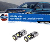 0 Luce Targa LED Ford usa Explorer U2 1995 - 2001: W5W Fly W5W: Lampadine LED Fly 6000k (Coppia)