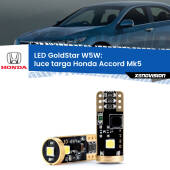 0 Luce Targa LED Honda Accord Mk5 1993 - 1996: T10 GoldStar T10 (W5W) Goldstar Coppia LED Canbus Next Gen