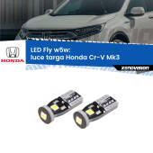 0 Luce Targa LED Honda Cr-V Mk3 2006 - 2010: W5W Fly W5W: Lampadine LED Fly 6000k (Coppia)