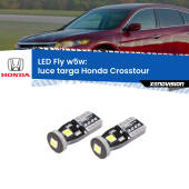 0 Luce Targa LED Honda Crosstour 2010 - 2015: W5W Fly W5W: Lampadine LED Fly 6000k (Coppia)