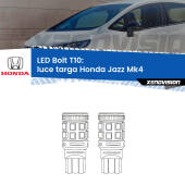 0 Luce Targa LED Honda Jazz Mk4 2013 - 2019: T10 Bolt T10: LED Bolt 6000k (Coppia)
