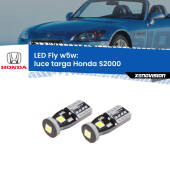 0 Luce Targa LED Honda S2000 1999 - 2009: W5W Fly W5W: Lampadine LED Fly 6000k (Coppia)