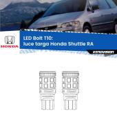 0 Luce Targa LED Honda Shuttle RA 1994 - 2004: T10 Bolt T10: LED Bolt 6000k (Coppia)