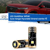 0 Luce Targa LED Hyundai Grand santa FÉ  2013 in poi: T10 GoldStar T10 (W5W) Goldstar Coppia LED Canbus Next Gen