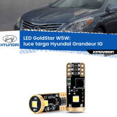 0 Luce Targa LED Hyundai Grandeur IG 2016 in poi: T10 GoldStar T10 (W5W) Goldstar Coppia LED Canbus Next Gen