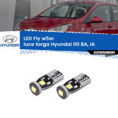 0 Luce Targa LED Hyundai I10 BA, IA 2013 - 2016: W5W Fly W5W: Lampadine LED Fly 6000k (Coppia)