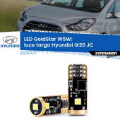 0 Luce Targa LED Hyundai IX20 JC 2010 in poi: T10 GoldStar T10 (W5W) Goldstar Coppia LED Canbus Next Gen