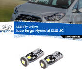 0 Luce Targa LED Hyundai IX20 JC 2010 in poi: W5W Fly W5W: Lampadine LED Fly 6000k (Coppia)