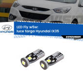 0 Luce Targa LED Hyundai IX35  2009 - 2015: W5W Fly W5W: Lampadine LED Fly 6000k (Coppia)