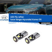 0 Luce Targa LED Hyundai Kona OS 2017 - 2022: W5W Fly W5W: Lampadine LED Fly 6000k (Coppia)