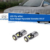0 Luce Targa LED Hyundai Sonata VII LF 2014 in poi: W5W Fly W5W: Lampadine LED Fly 6000k (Coppia)