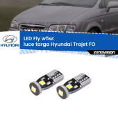 0 Luce Targa LED Hyundai Trajet FO 2000 - 2008: W5W Fly W5W: Lampadine LED Fly 6000k (Coppia)