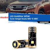 0 Luce Targa LED Isuzu MU-X Mk1 2013 - 2019: T10 GoldStar T10 (W5W) Goldstar Coppia LED Canbus Next Gen