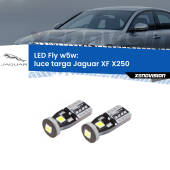 0 Luce Targa LED Jaguar XF X250 2007 - 2015: W5W Fly W5W: Lampadine LED Fly 6000k (Coppia)