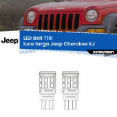 0 Luce Targa LED Jeep Cherokee KJ 2002 - 2007: T10 Bolt T10: LED Bolt 6000k (Coppia)