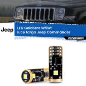 0 Luce Targa LED Jeep Commander 2005 - 2010: T10 GoldStar T10 (W5W) Goldstar Coppia LED Canbus Next Gen