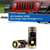 0 Luce Targa LED Jeep Wrangler IV JL 2017 in poi: T10 GoldStar T10 (W5W) Goldstar Coppia LED Canbus Next Gen