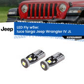 0 Luce Targa LED Jeep Wrangler IV JL 2017 in poi: W5W Fly W5W: Lampadine LED Fly 6000k (Coppia)