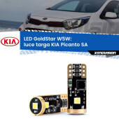 0 Luce Targa LED KIA Picanto SA 2003 - 2010: T10 GoldStar T10 (W5W) Goldstar Coppia LED Canbus Next Gen