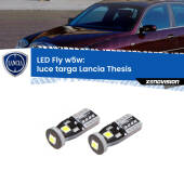 0 Luce Targa LED Lancia Thesis  2002 - 2009: W5W Fly W5W: Lampadine LED Fly 6000k (Coppia)