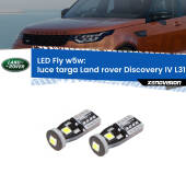 0 Luce Targa LED Land rover Discovery IV L319 2009 - 2015: W5W Fly W5W: Lampadine LED Fly 6000k (Coppia)