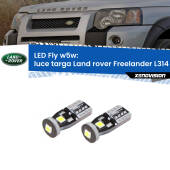 0 Luce Targa LED Land rover Freelander L314 1998 - 2006: W5W Fly W5W: Lampadine LED Fly 6000k (Coppia)