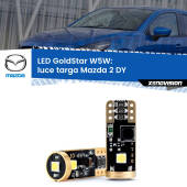 0 Luce Targa LED Mazda 2 DY 2003 - 2007: T10 GoldStar T10 (W5W) Goldstar Coppia LED Canbus Next Gen