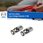 0 Luce Targa LED Mazda 3 BK 2003 - 2009: W5W Fly W5W: Lampadine LED Fly 6000k (Coppia)