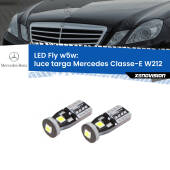 0 Luce Targa LED Mercedes Classe-E W212 2009 - 2016: W5W Fly W5W: Lampadine LED Fly 6000k (Coppia)