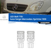 0 Luce Targa LED Mercedes Sprinter 906 2006 - 2012: T10 Bolt T10: LED Bolt 6000k (Coppia)