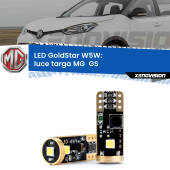 0 Luce Targa LED MG  GS  2016 - 2019: T10 GoldStar T10 (W5W) Goldstar Coppia LED Canbus Next Gen
