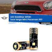0 Luce Targa LED Mini Paceman R61 2012 - 2016: T10 GoldStar T10 (W5W) Goldstar Coppia LED Canbus Next Gen