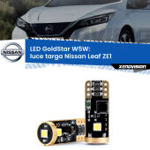 0 Luce Targa LED Nissan Leaf ZE1 2017 in poi: T10 GoldStar T10 (W5W) Goldstar Coppia LED Canbus Next Gen