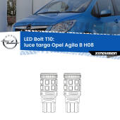 0 Luce Targa LED Opel Agila B H08 2008 - 2014: T10 Bolt T10: LED Bolt 6000k (Coppia)
