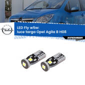 0 Luce Targa LED Opel Agila B H08 2008 - 2014: W5W Fly W5W: Lampadine LED Fly 6000k (Coppia)