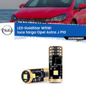 0 Luce Targa LED Opel Astra J P10 2009 - 2015: T10 GoldStar T10 (W5W) Goldstar Coppia LED Canbus Next Gen
