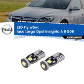 0 Luce Targa LED Opel Insignia A II G09 2014 - 2017: W5W Fly W5W: Lampadine LED Fly 6000k (Coppia)
