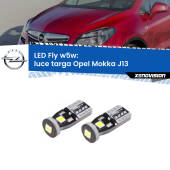 0 Luce Targa LED Opel Mokka J13 2012 - 2019: W5W Fly W5W: Lampadine LED Fly 6000k (Coppia)