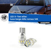 0 Luce Targa LED per Alfa romeo 146 1994 - 2001: W5W X-Tee W5W (T10) LED X-Tee (Coppia)