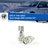 0 Luce Targa LED per Alfa romeo 147 2000 - 2010: W5W X-Tee W5W (T10) LED X-Tee (Coppia)