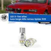0 Luce Targa LED per Alfa romeo Spider 939 2006 - 2010: W5W X-Tee W5W (T10) LED X-Tee (Coppia)