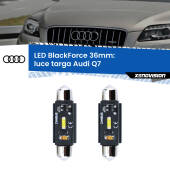 0 Luce Targa LED per Audi Q7  2006 - 2012: C5W BlackForce 36mm (Coppia) C5W 36mm: LED Blackforce 6000k (Coppia)