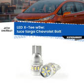 0 Luce Targa LED per Chevrolet Bolt 2016 in poi: W5W X-Tee W5W (T10) LED X-Tee (Coppia)